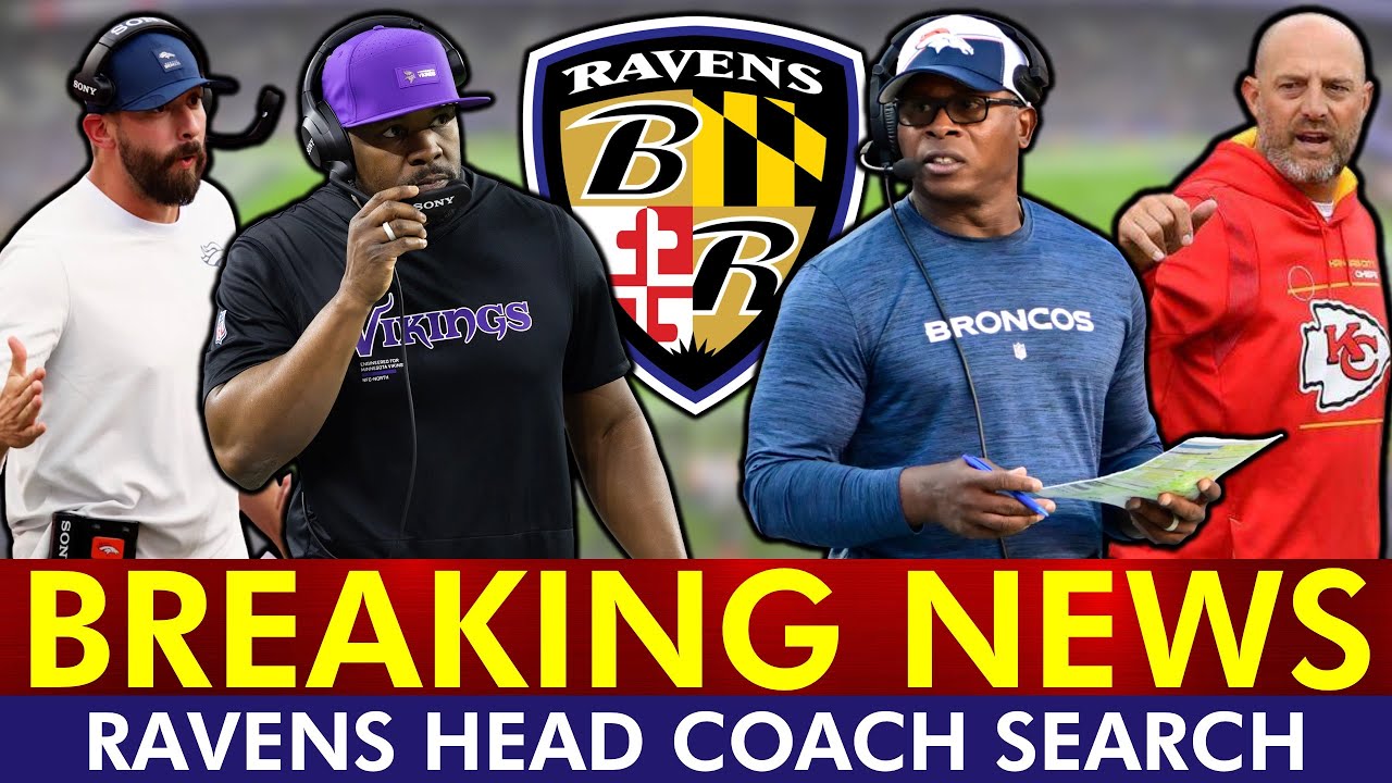 🚨BREAKING: Ravens To Interview These 4 Head Coach Candidates