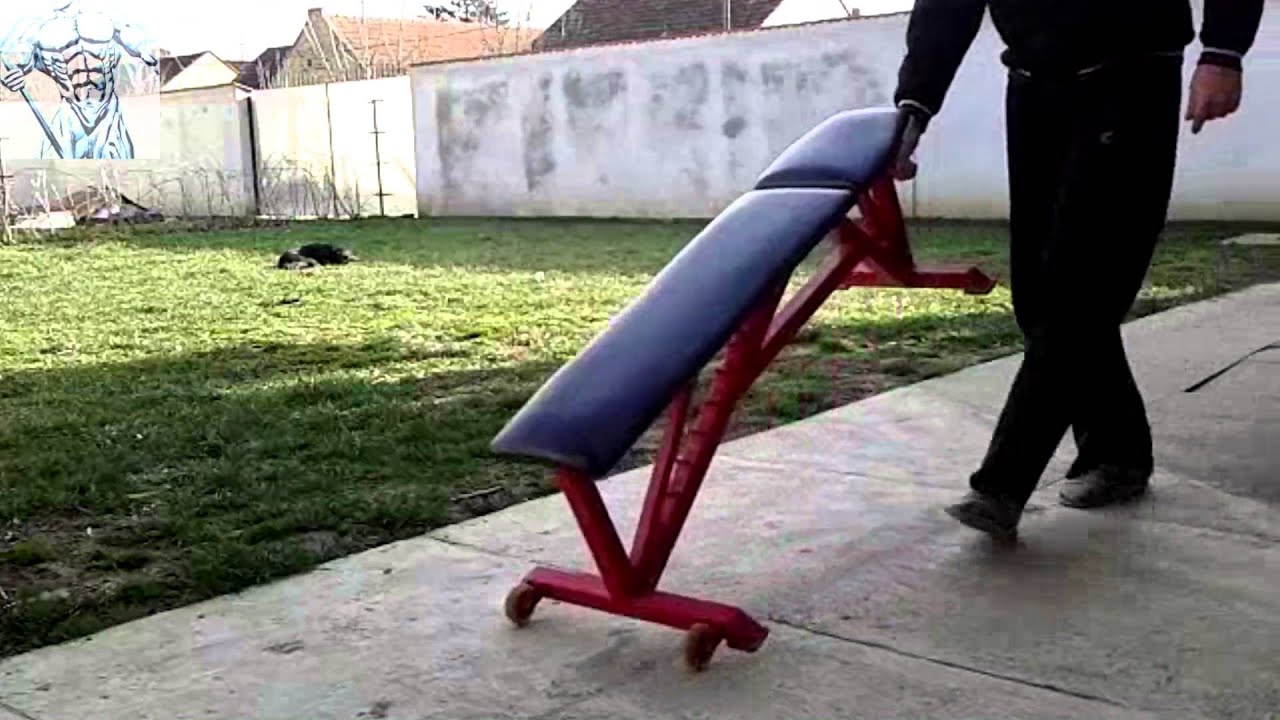 Kako napraviti klupu za vezbanje - Homemade adjustable bench