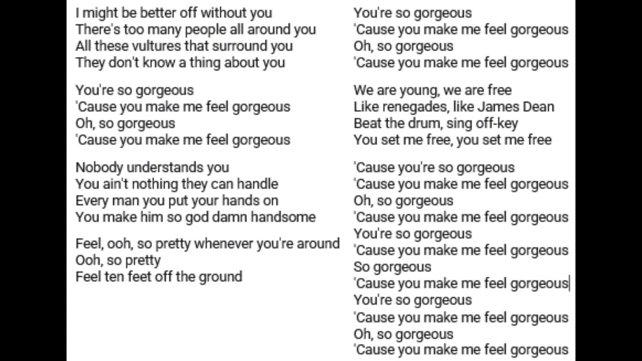 X Ambassadors - Gorgeous Acoustic Karaoke + Instrumental + Lyrics