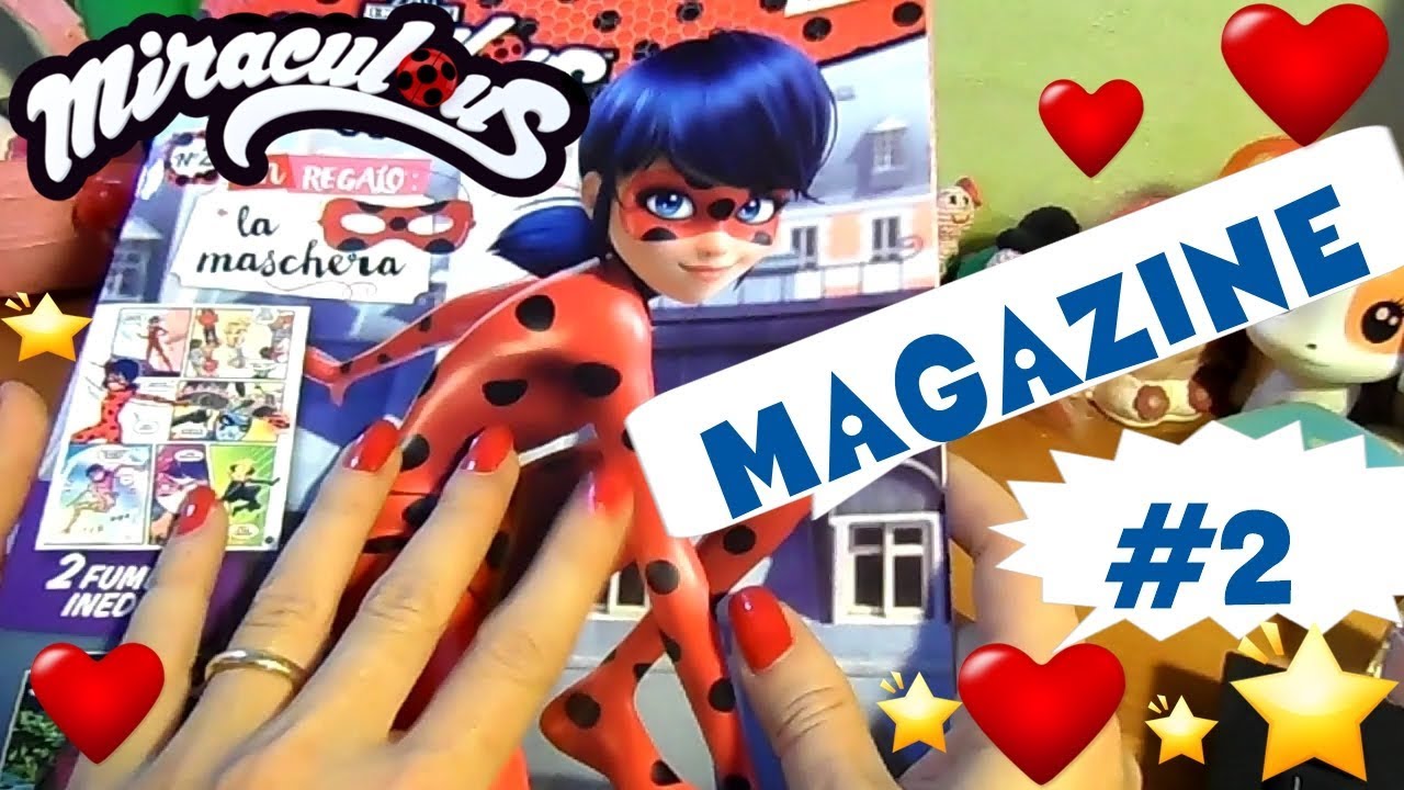 MIRACULOUS LADYBUG MAGAZINE PANINI #2 con MASCHERA - By Lara e Babou