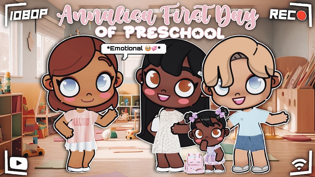 Annalisa’s First Day Of Preschool *Suprise?😯💕* || *with voice 🔊* || Avatar World