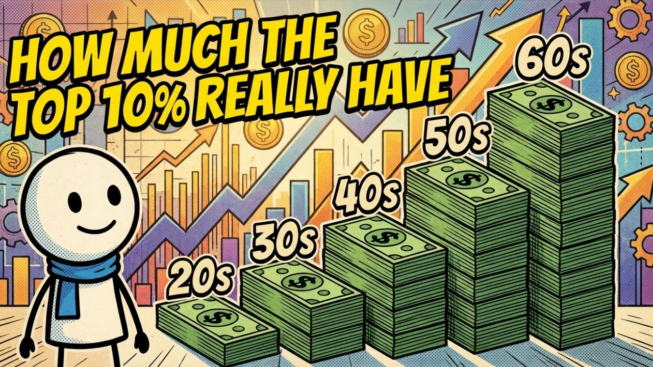 What the Wealthiest 10% Own at Every Age