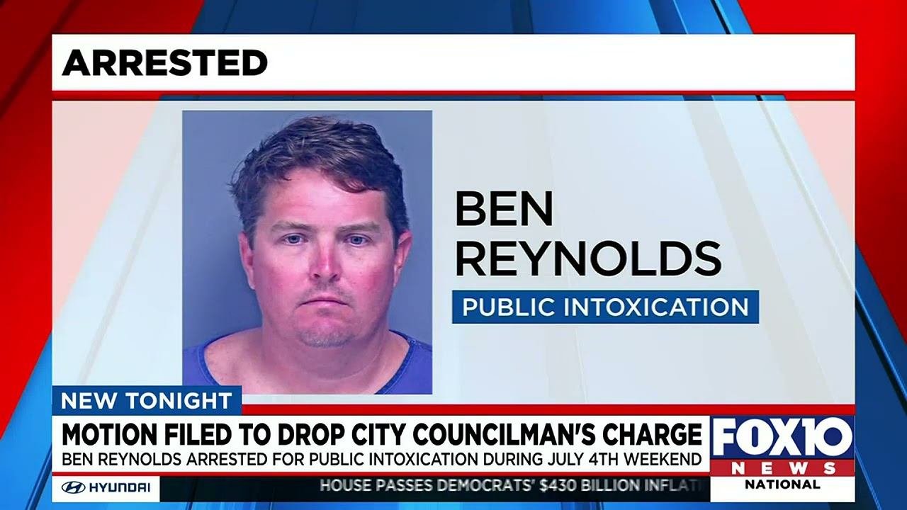 Motion filed to drop Ben Reynolds’ public intoxication charge