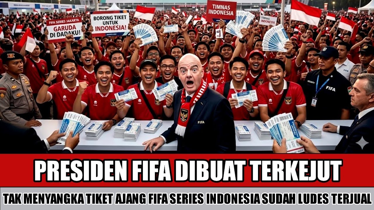 AWALNYA DI REMEHKAN~PRESIDEN FIFA DIBUAT KAGET DENGAN ANTUSIAS SUPORTER TIMNAS DI AJANG FIFA SERIES