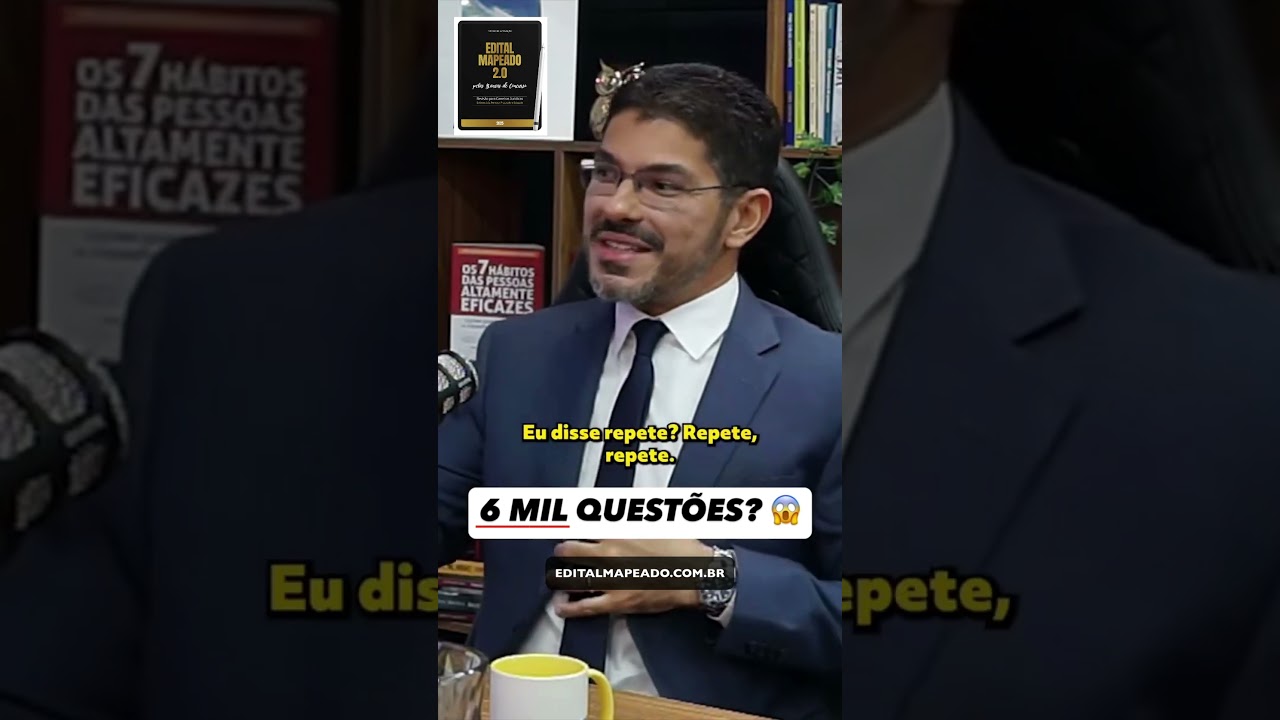 6 mil quest&otilde;es com o edital mapeado. #concursopublico #estudantededireito #concurseiro #quest&otilde;es