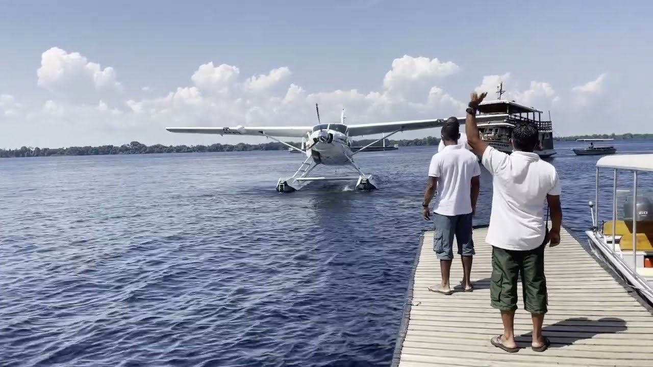 Cessna 208 Floatplane Takeoff and Landing #seaplane #cessna #takeoffandlanding