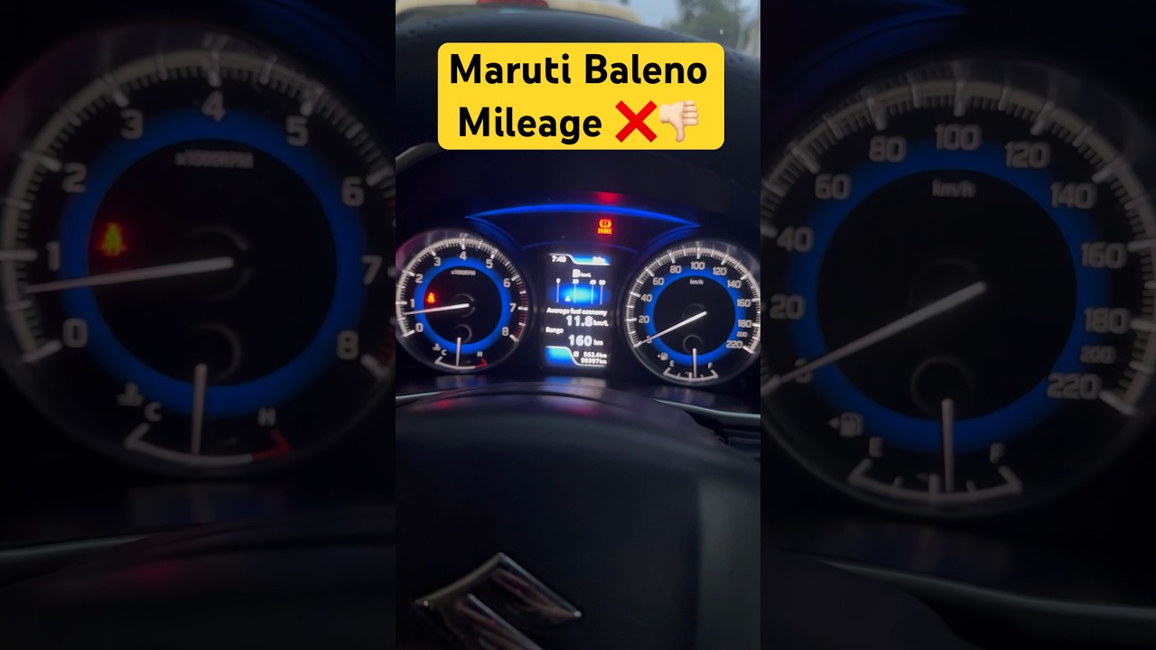 Maruti Baleno Mileage ❌👎🏻 #shorts #youtubeshorts #viral #trending