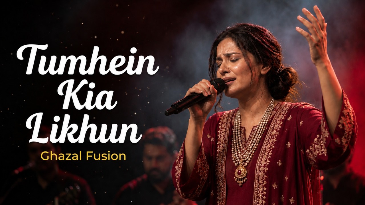 Tumhein Kia Likhoon | Soul-Stirring Ghazal Fusion | Sultry Alap & Deep Bass