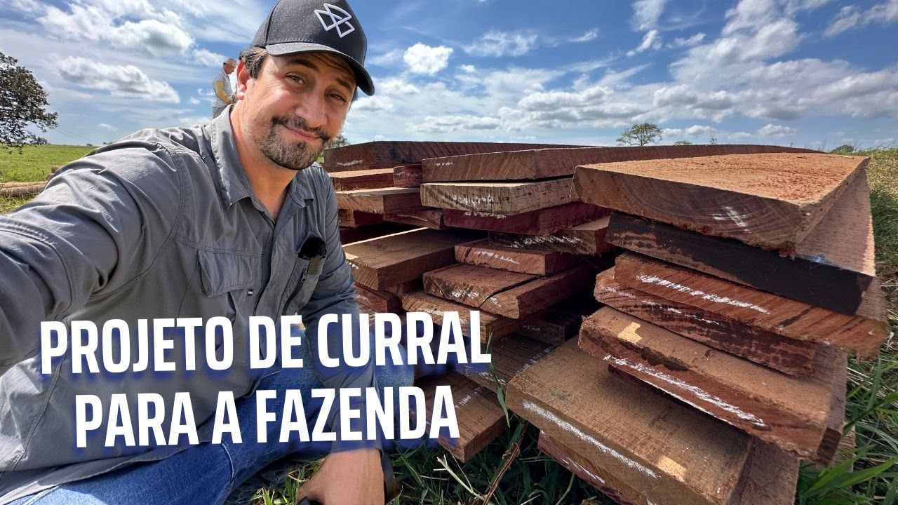 PROJETO DO CURRAL PARA GADO DE CORTE NA FAZENDA.