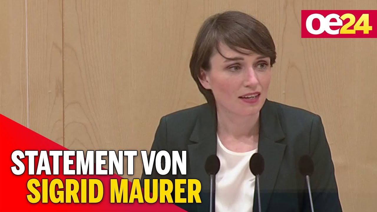 Sigrid Maurer über Misstrauensantrag gegen Blümel