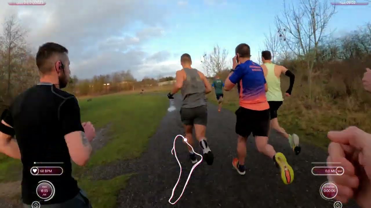 New Year's Day Poolsbrook parkrun, parkrun number #156 on 01/01/23