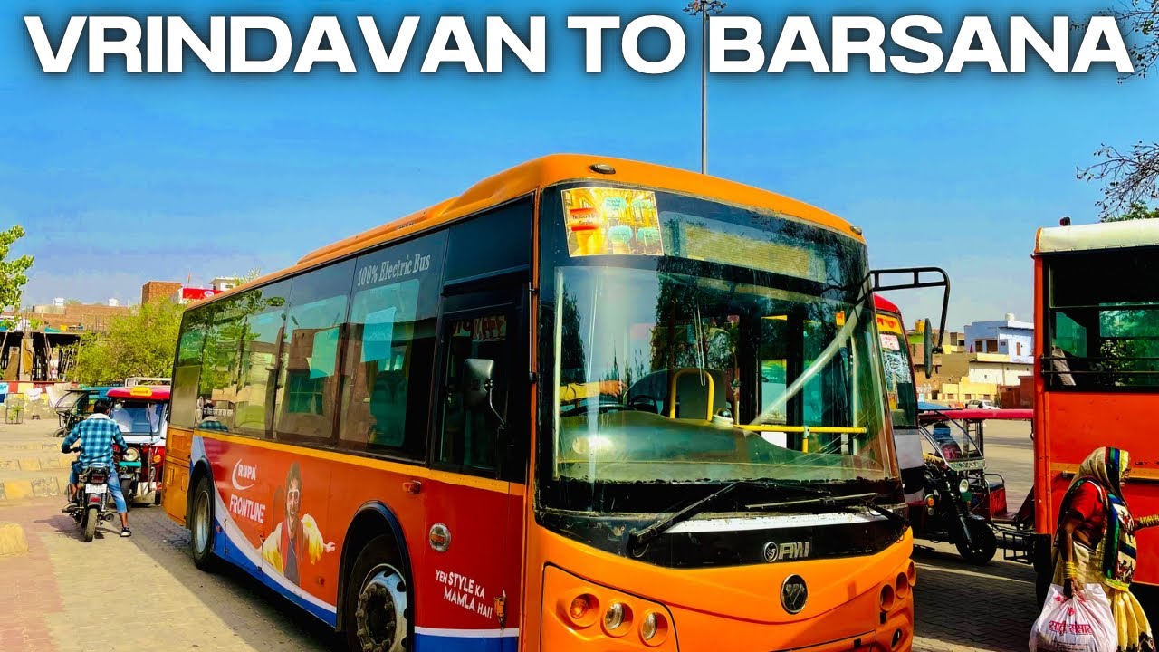 Vrindavan to Barsana by bus | Vrindavan vlog | Barsana vlog | Vrindavan to Barsana | Singham Rider