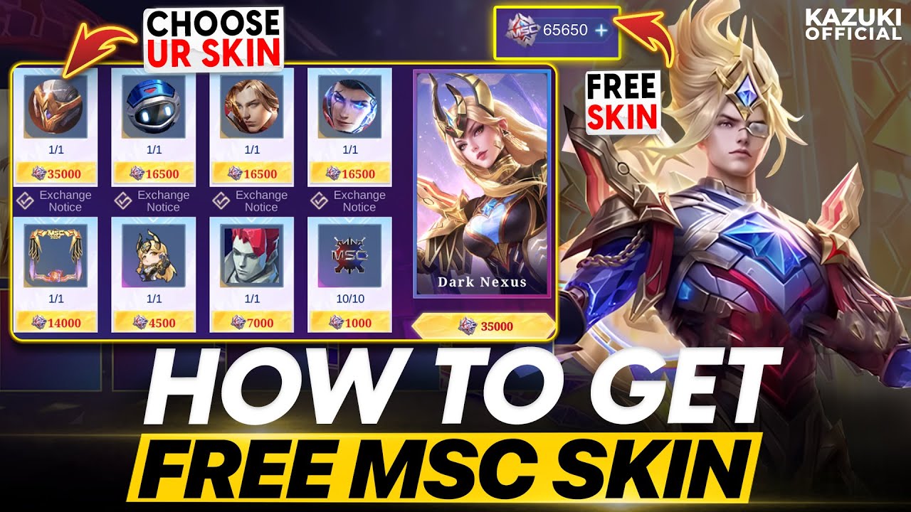 HOW TO GET FREE MSC SKINS FOR FREE | NATAN MSC PASS&nbsp;SKIN&nbsp;EVENT