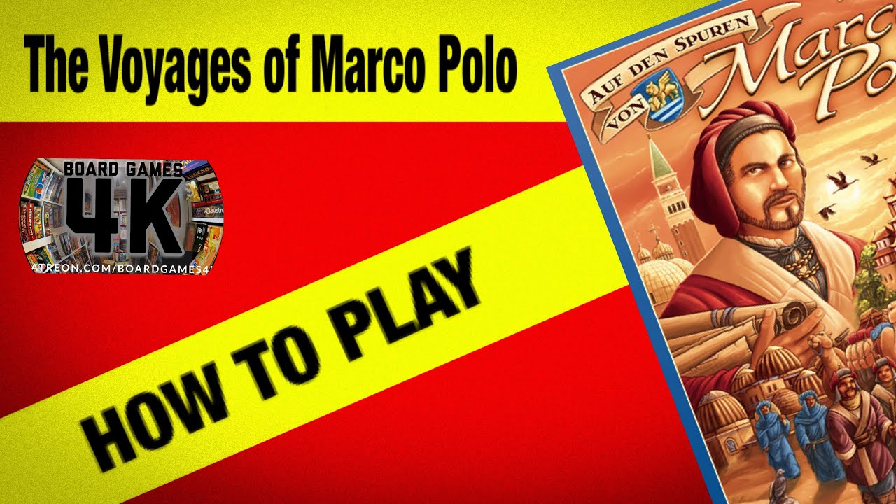 The Voyages of Marco Polo Board Game - How to Play In 12 minutes