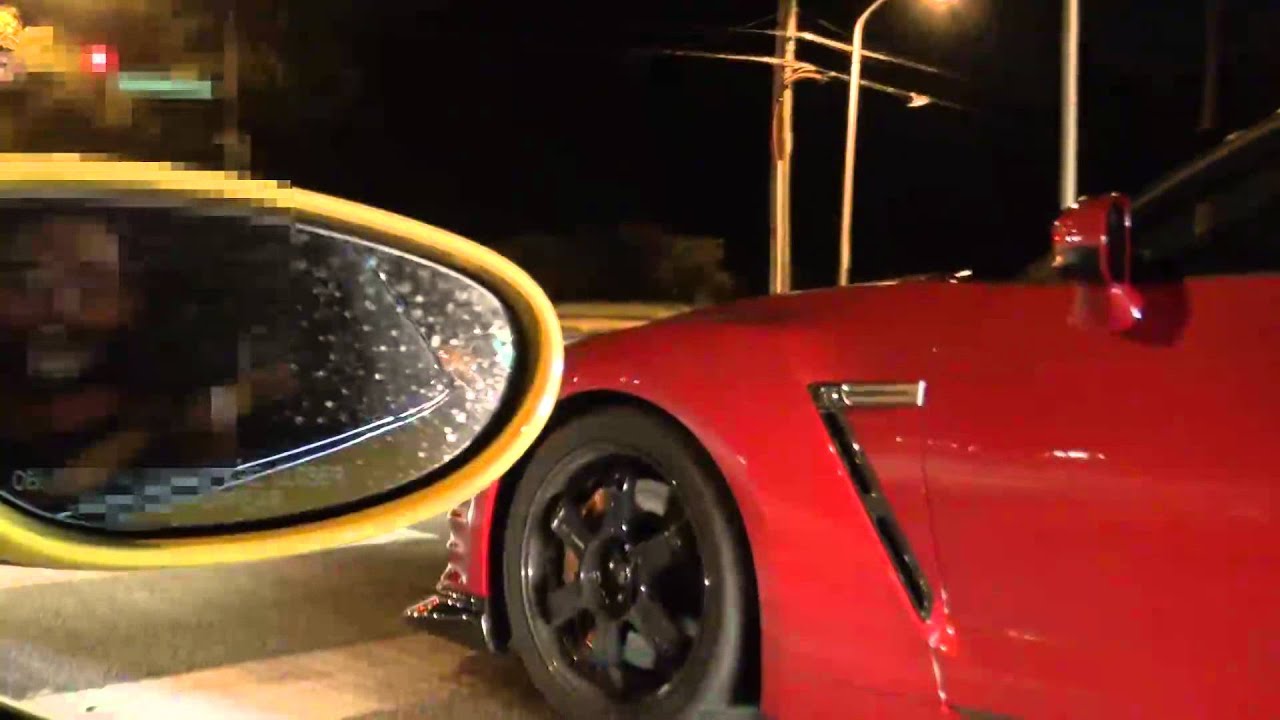 '12 GT-R Iveytune vs. SpoolBus Porsche 996tt 2 dig races