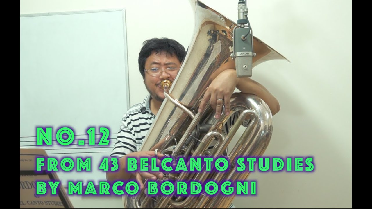 【Solo・ソロ】No.12 from 43 BEL CANTO STUDIES by Marco Bordogni ボルドーニ
