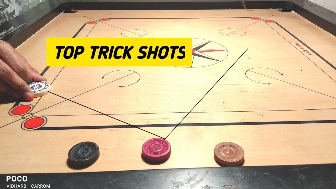 carrom board tricks 9 | carrom trick shots | carrom | best carrom shots| vidharbha carrom | carrom|
