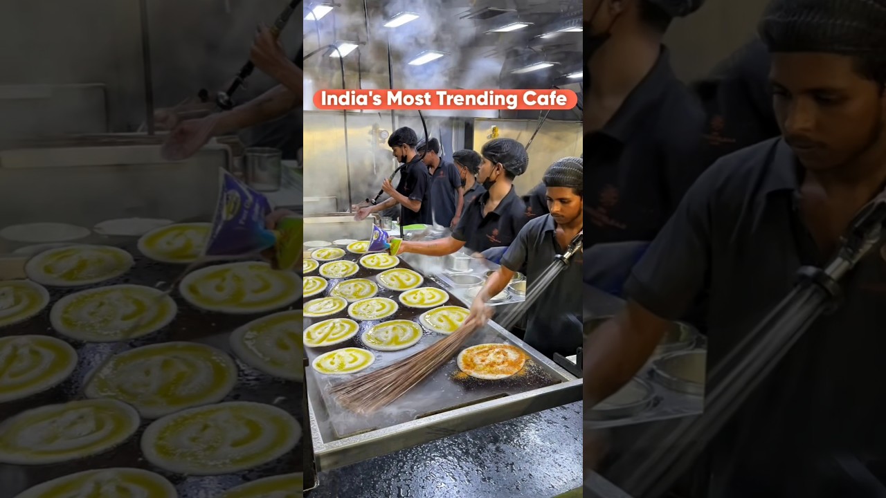 India's Most Trending Cafe😱😱 5 Crore monthly sale😳😳 #dosa #idli #shorts #bengaluru #bangalore