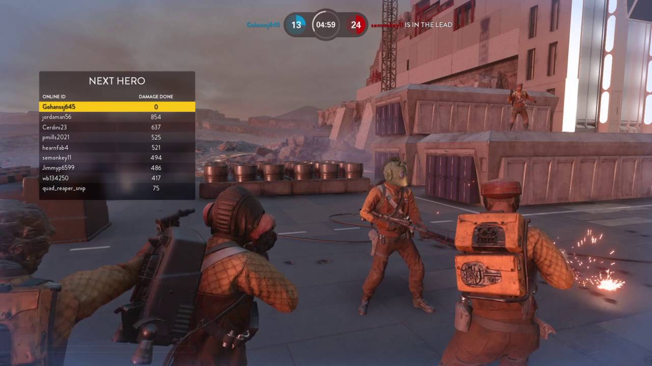 Star Wars battlefront Hero Hunt with Dengar!