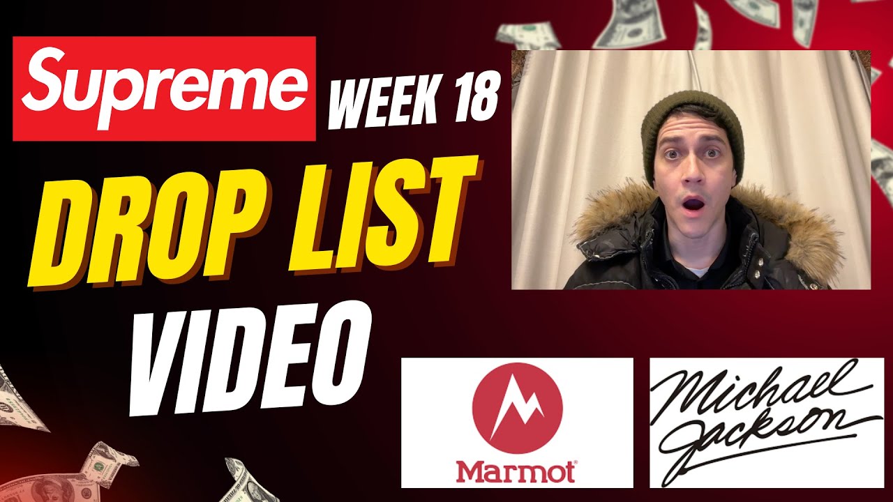 Список релизов Supreme на 18-й неделе 🔥 Разбор коллаборации Marmot и Майкла Джексона