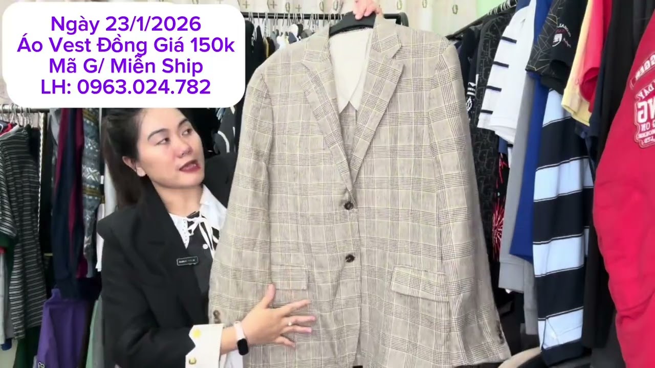 [23|1] ÁO VEST NHẬT | ĐỒNG GIÁ 150K | MIỄN SHIP | LH : 0963.024.782