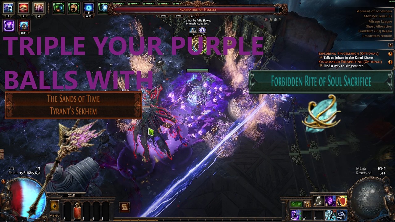 FRoSS Saboteur Build - Sands of Time is super strong.