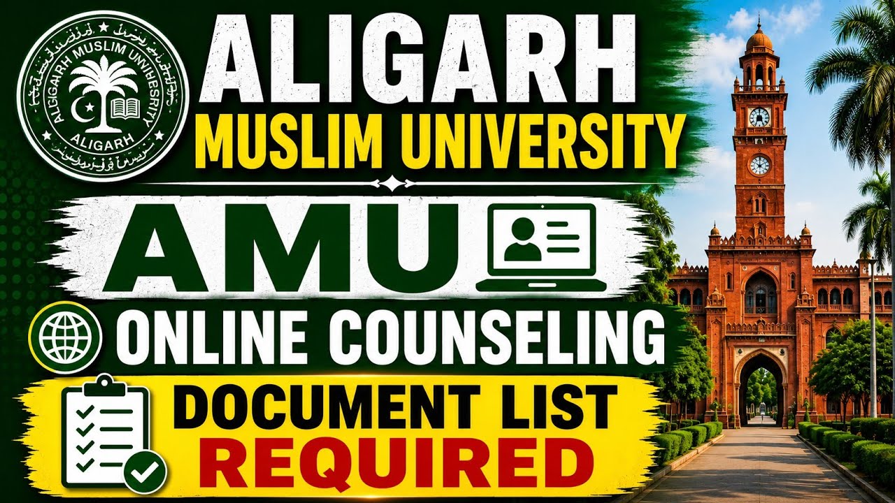 AMU Online Counselling Document 2026 AMU Online Counselling official document 🔥 #amu #councelling