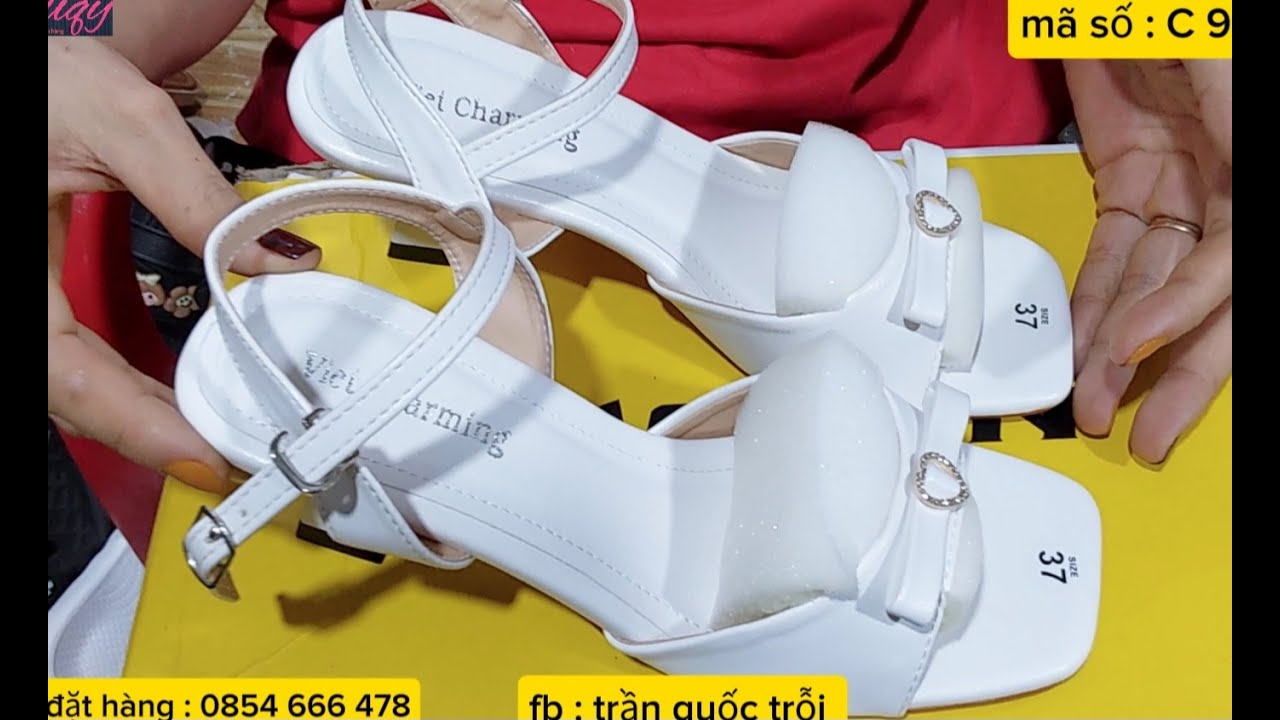 @quoctroitv : Dép thái nữ ,sapo da nữ , dép lào nữ mới về shop siêu bền ,Cửa hàng  Phú Quý tập 282