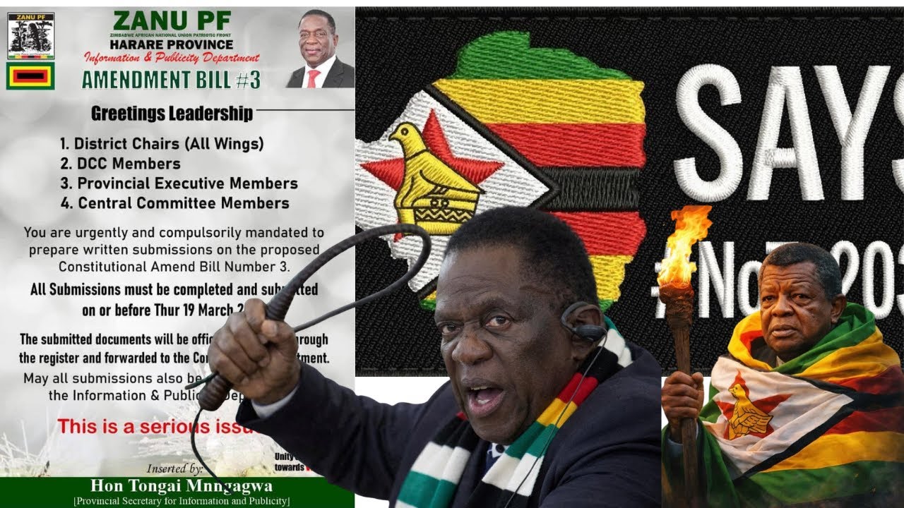ZANU PF HARARE PROVINCE THREATENS MEMBERS TO ACCEPT AMENDMENT 3 AS INTERNAL RESISTANCE GROWS