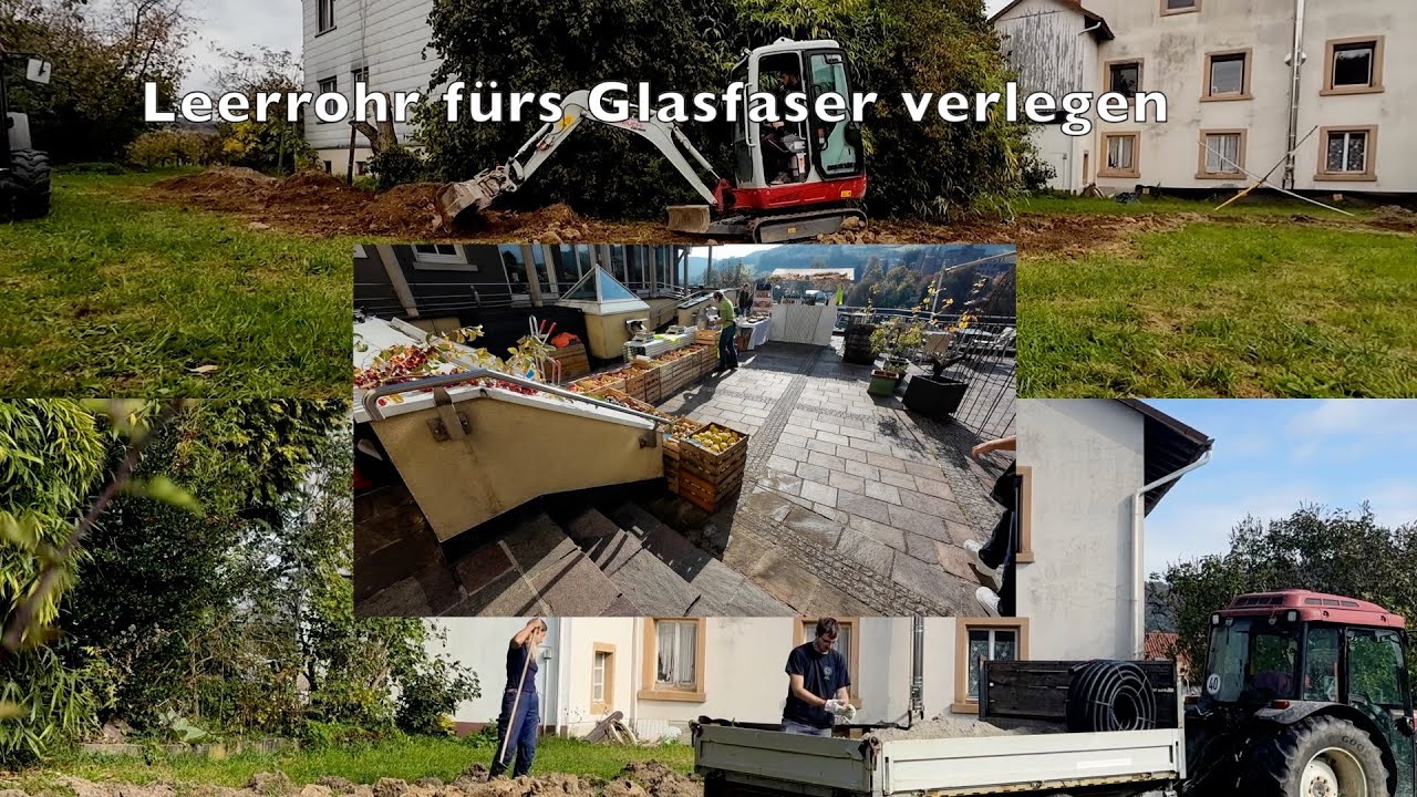 Obstbau FarmVlog#111 Weiter geht es im Graben