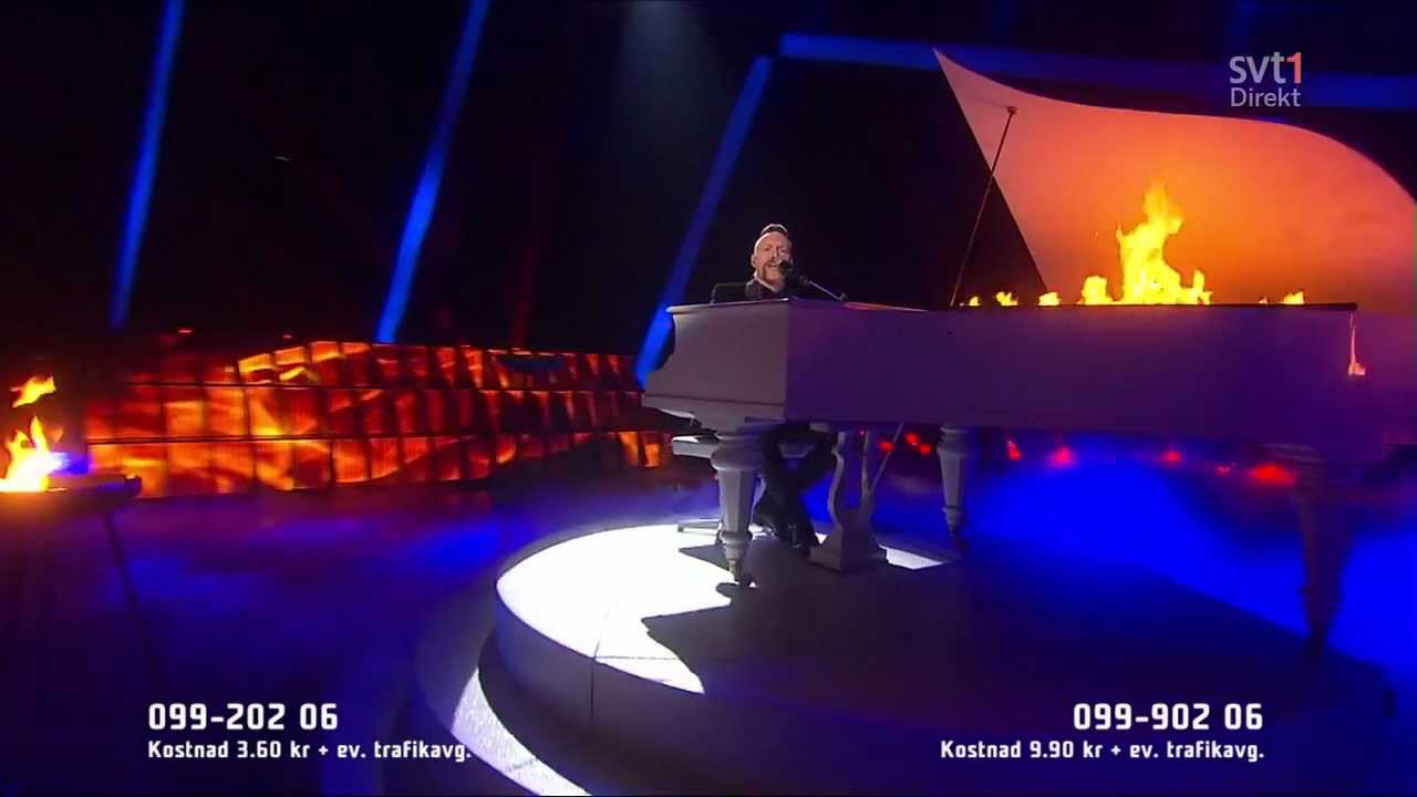 Ralf Gyllenhammar - Bed on fire HD (Melodifestivalen 2013)