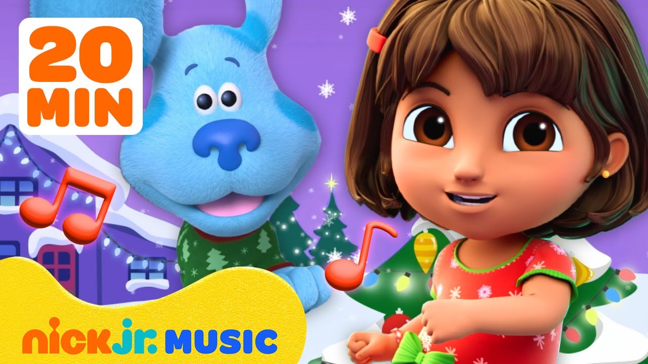 Dora, Blue’s Clues & You! & More Holiday Songs! 🎅 20 Minutes | Nick Jr. Music