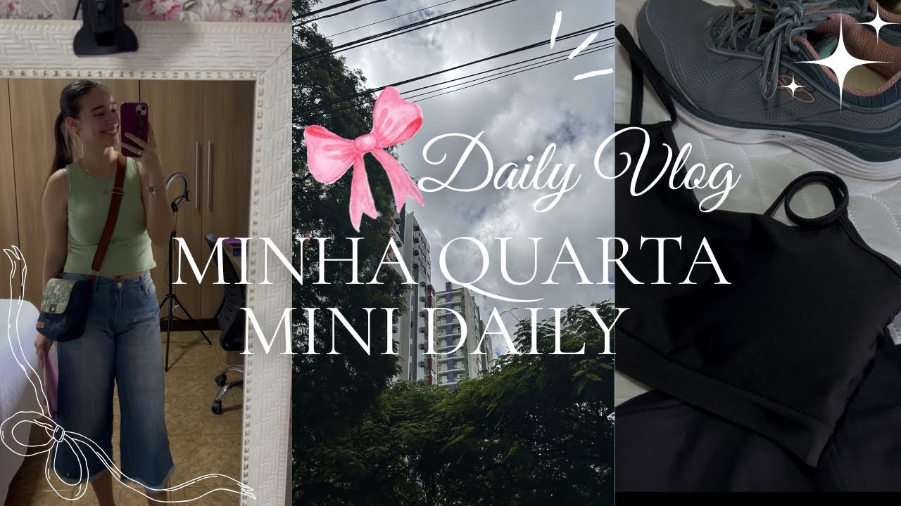 Daily Vlog 🎀 | Minha quarta produtiva ✨ rotina, organização, bate-papo & academia 💭🏋🏻‍♀️