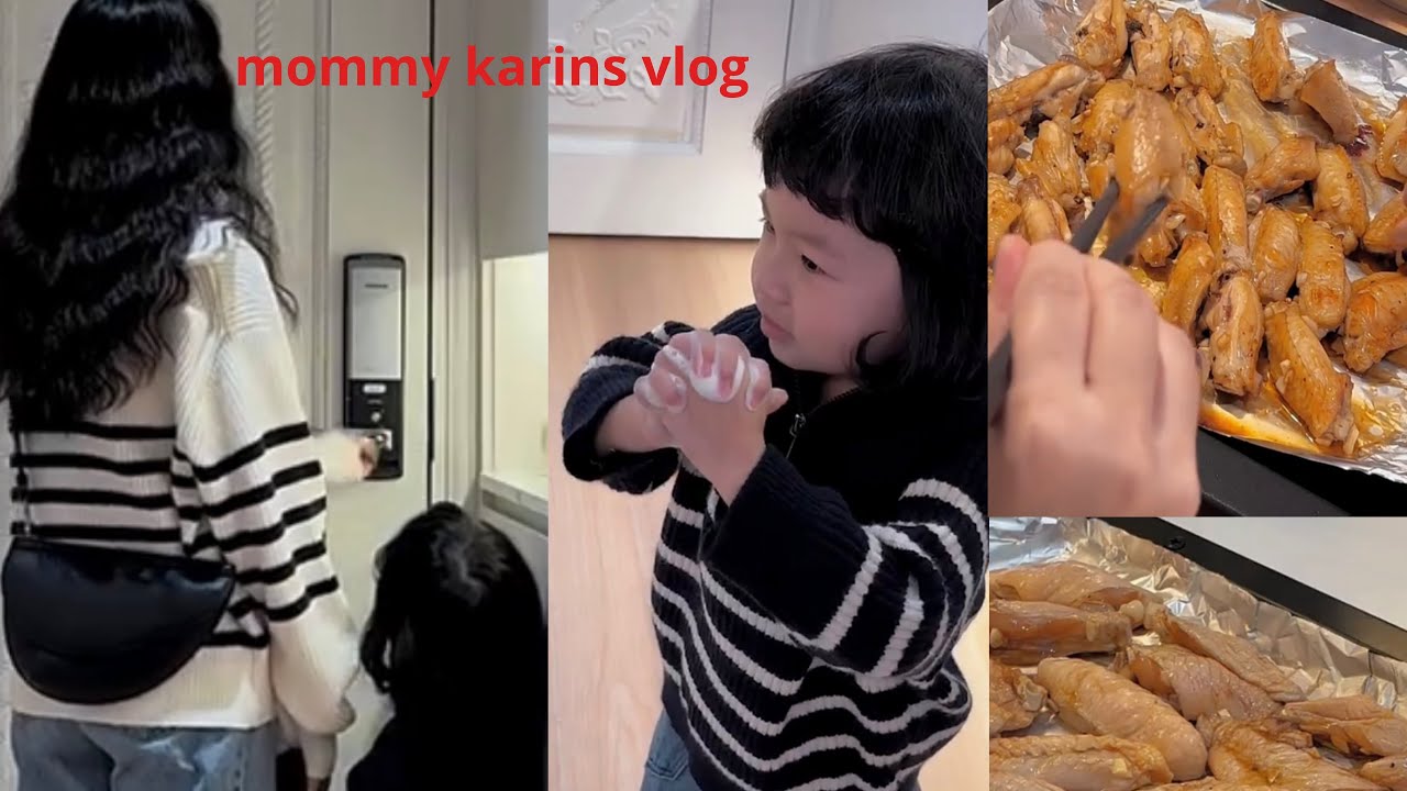 Mommy Karin’s mini vlog with home cleaning and cooking |life is full of family | hongkong