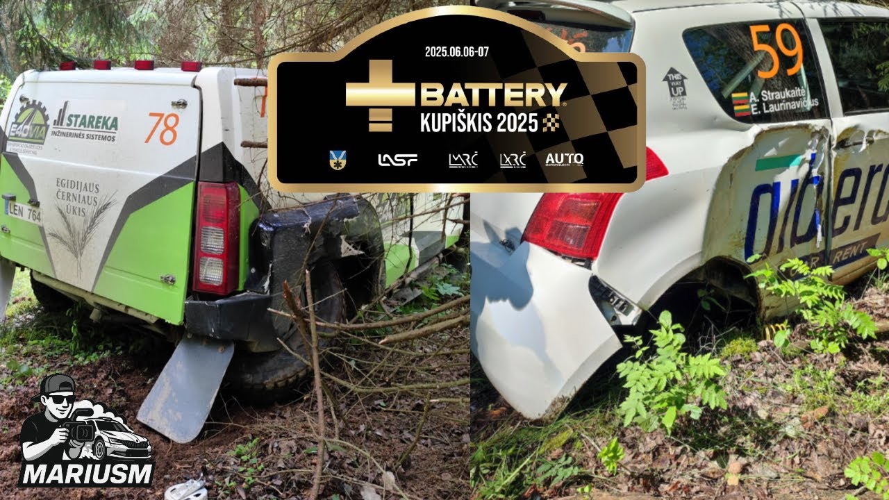 Battery Mini Rally Kupi&scaron;kis 2025 |  Big Crashes | Mistakes |