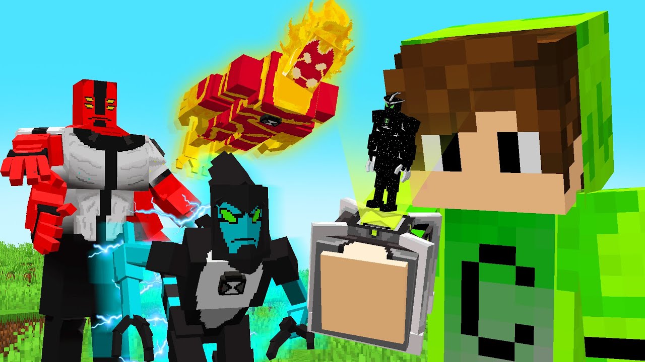 Открываем ВСЕХ ПРИШЕЛЬЦЕВ ИЗ БЕН 10 в Minecraft!
