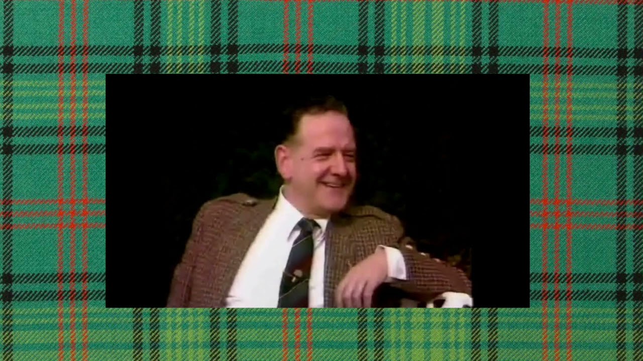 Pipe Major John D Burgess in Copenhagen 1979