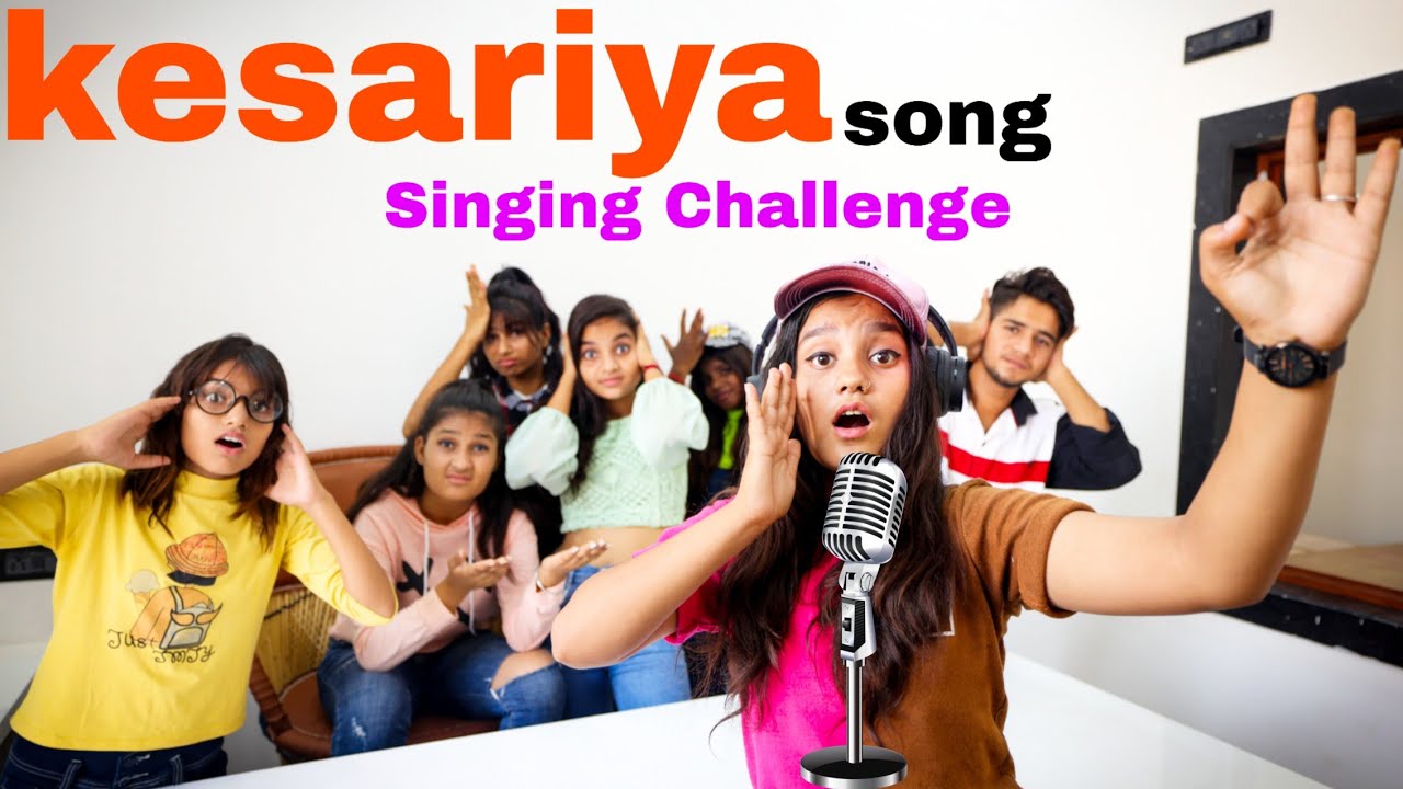 Kesariya Song 🎵 Singing 🎤Challenge 😱 Mk Studio