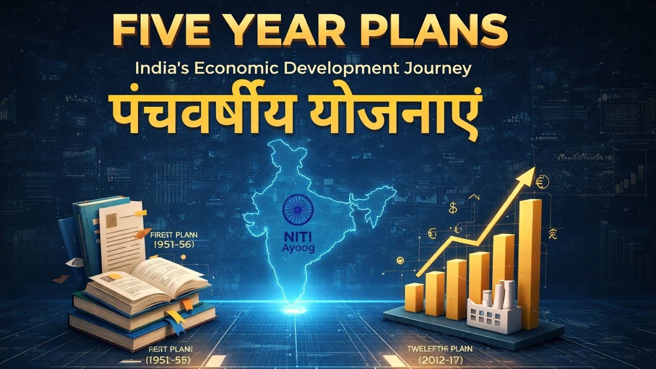 पंचवर्षीय योजना | Five Year Plans | Panchvarshiya yojana | Railway, SSC, State Exam 