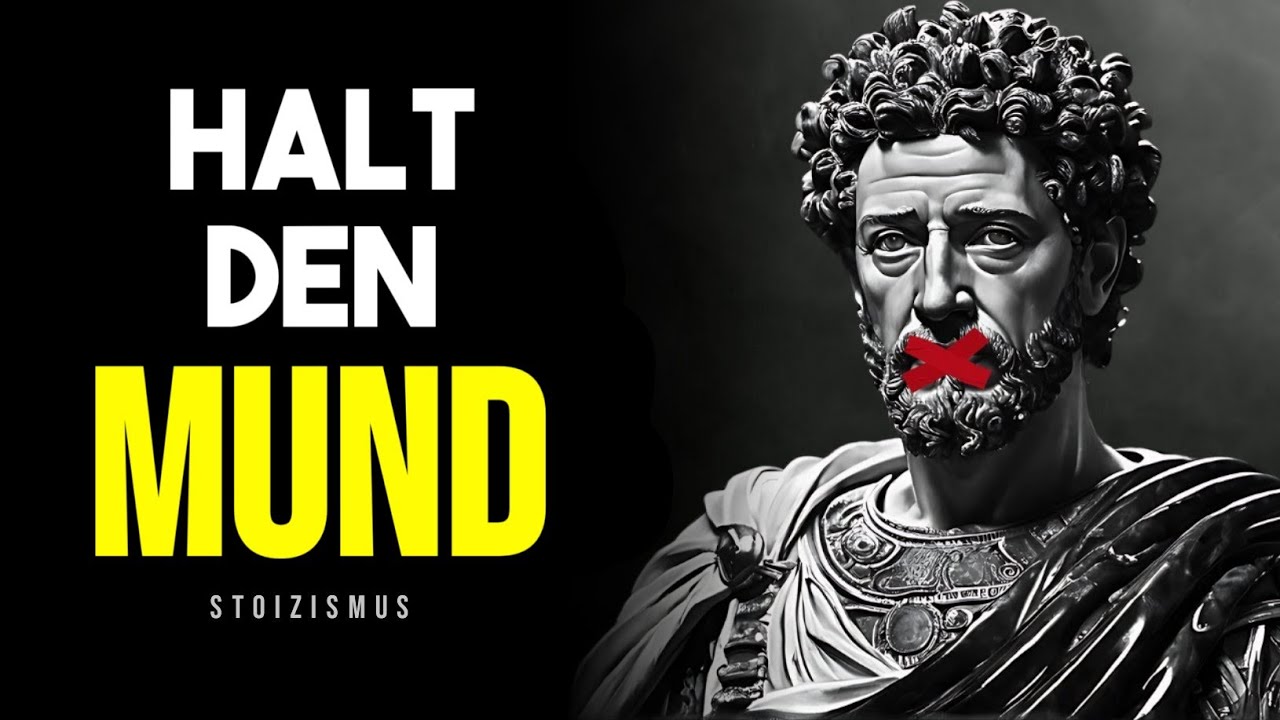 Immer in 9 Situationen schweigen | Marcus Aurelius Stoizismus