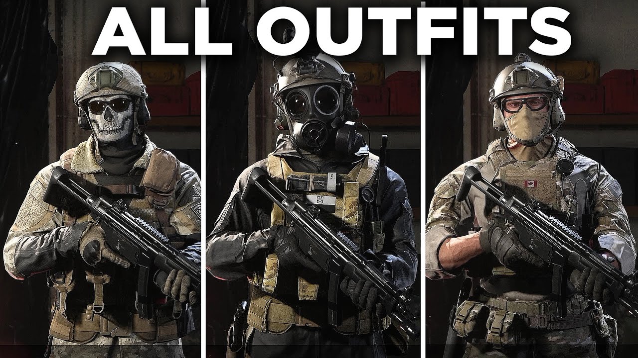All Operator Outfits & Uniforms (UPDATED) - Call of Duty: Modern Warfare