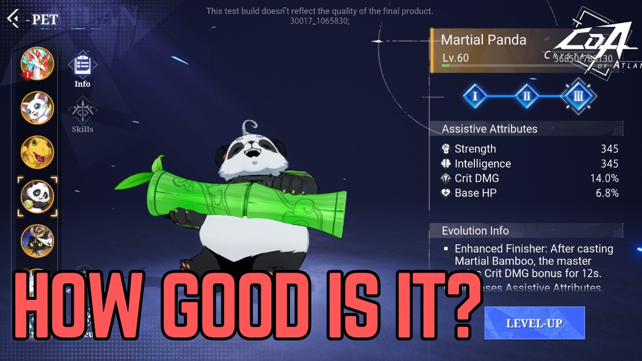 [CoA] ОБЗОР И СРАВНЕНИЕ MARTIAL PANDA