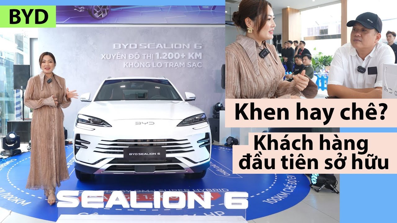 Người dùng nói về BYD SEALION 6 vì đâu xuống tiền, Mây Xanh nêu bật những điểm đáng giá