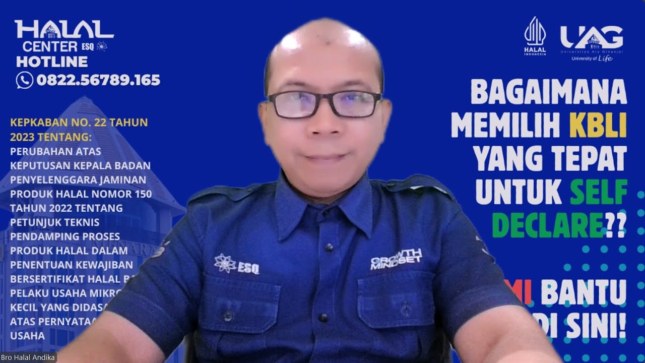 #49 TANYA JAWAB SEPUTAR KBLI YANG TEPAT DALAM PENGAJUAN SERTIFIKASI HALAL