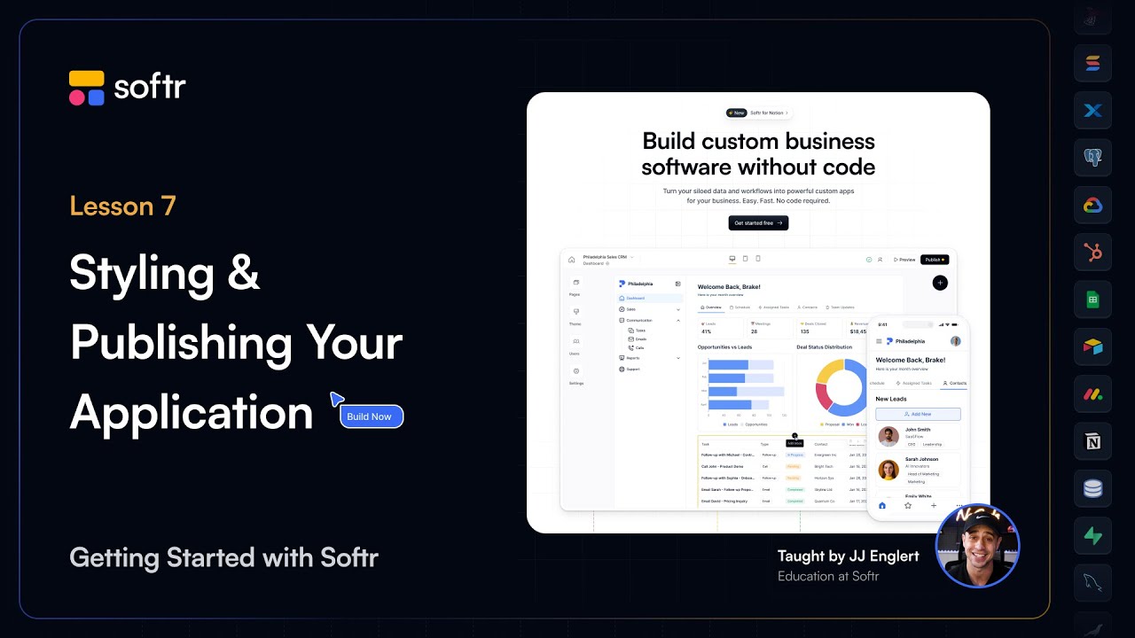 Styling & Publishing Your Application