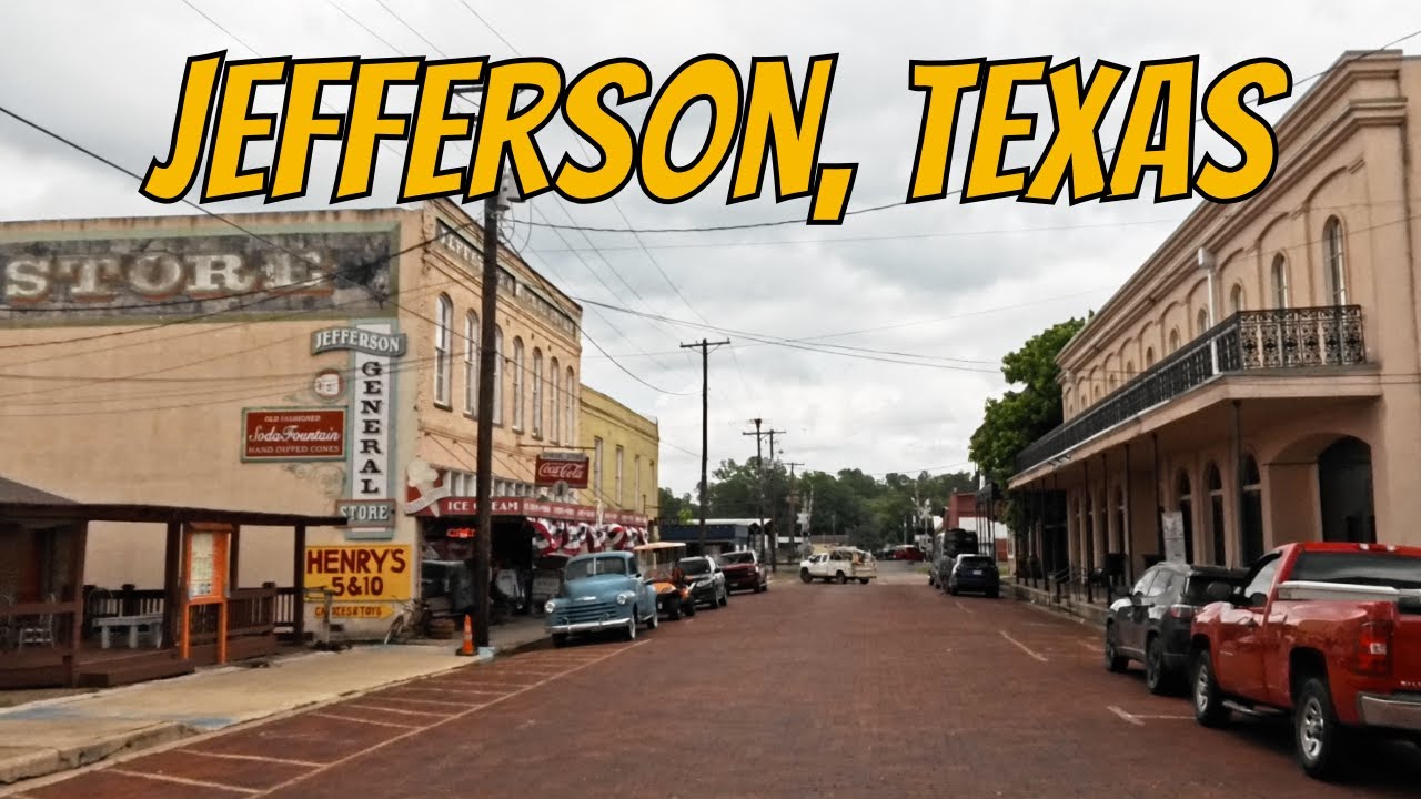 Jefferson, Texas! Drive with me through a Texas town!