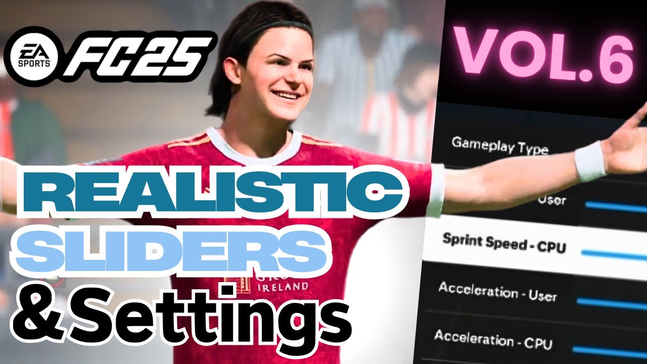 UPDATED REALISTIC SLIDERS AND SETTINGS for FC25! (Feb 11th)