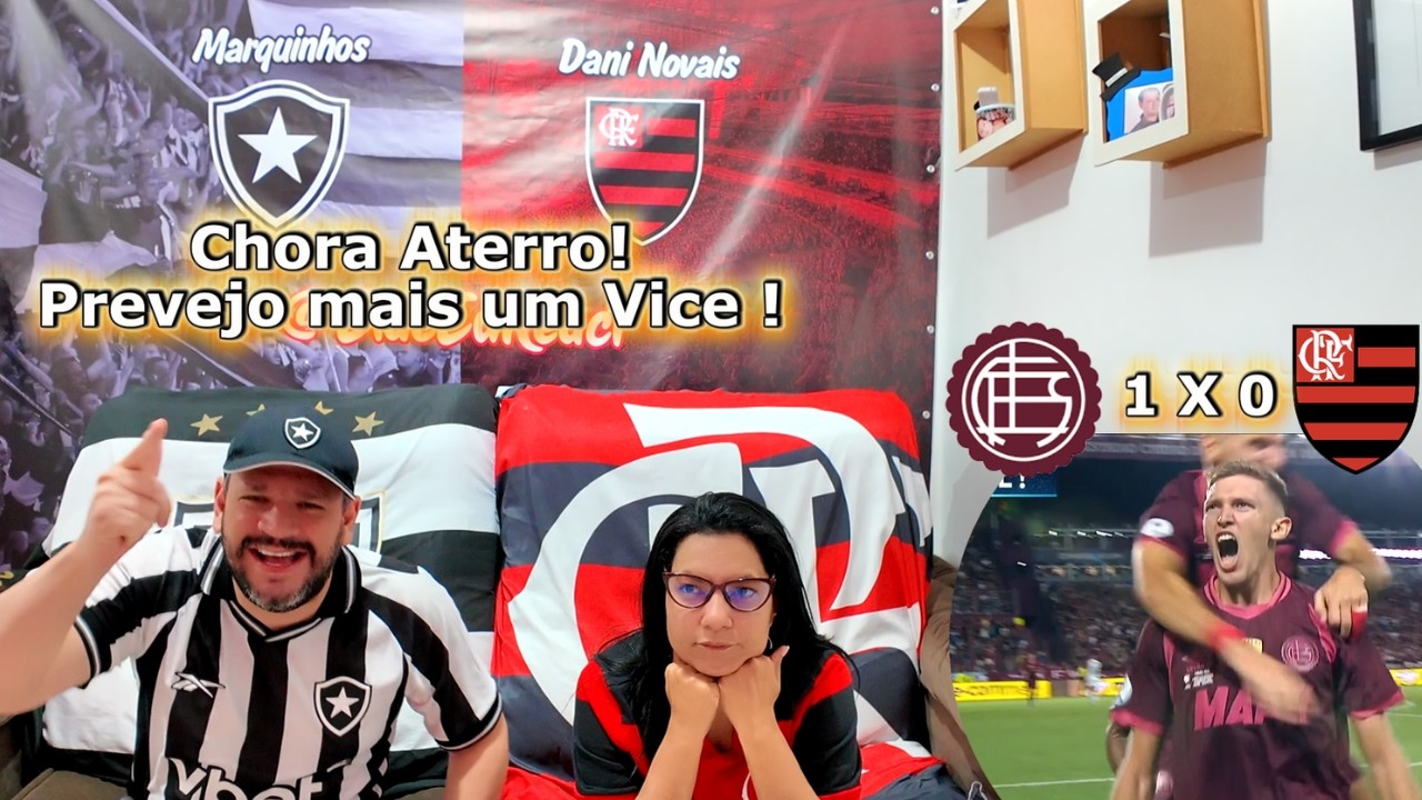 Primeiro jogo da FInal da Recopa e deu Lanus 1x0 sobre o Flamengo, segundo jogo vai ser no Maracanã.