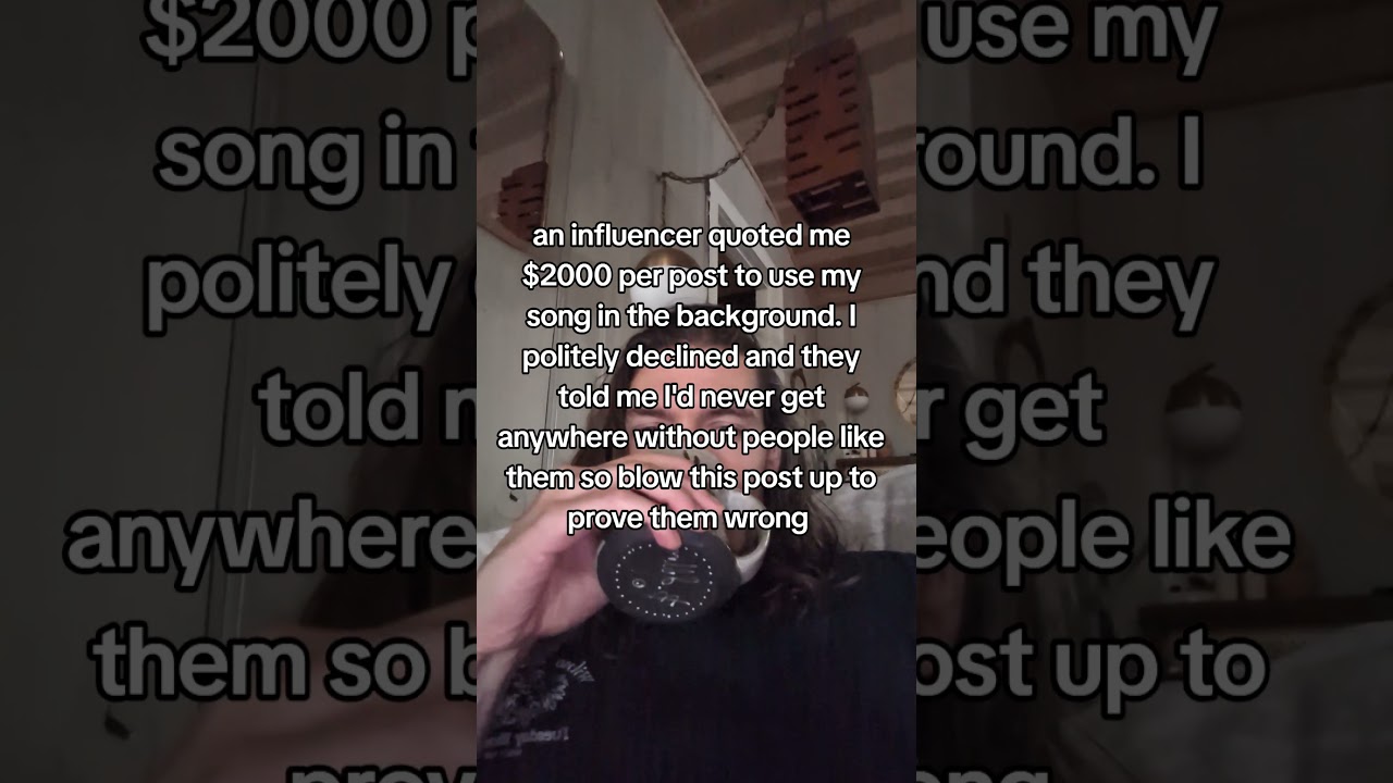 The ego on these influencers is getting out of control #fyp #music #singer #artist