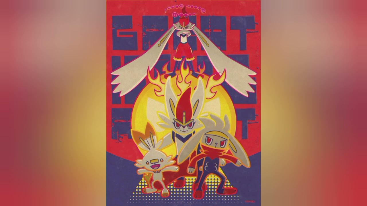 Pokémon de galar/cinderace/nerdflowbeat 